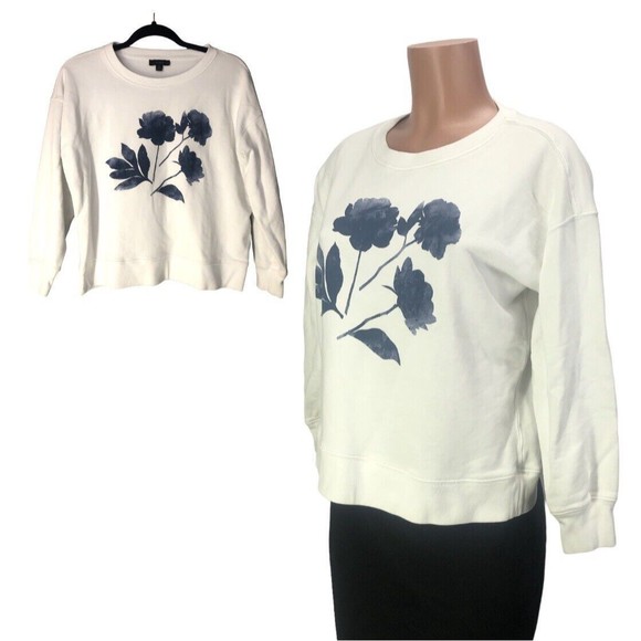 J.CREW Sweaters - J.Crew Sweater White Knit Cotton Crew Women's XSMALL White